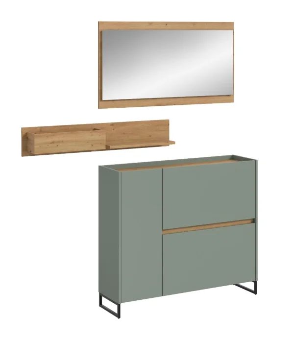 Drive Garderobenmöbel Set D4 Salbeidekor.