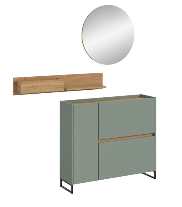 Drive Garderobenmöbel Set D5 Salbeidekor.