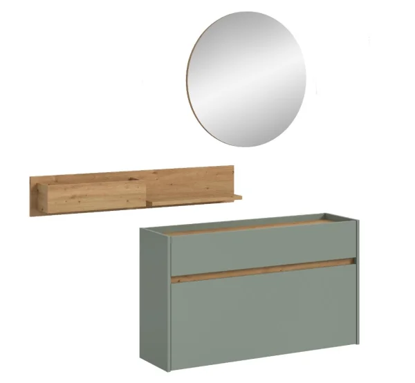 Drive Garderobenmöbel Set D9 Salbeidekor.