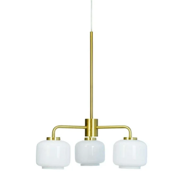 Dyberg Larsen - Arp 3 Kronleuchter Opal/Brass DybergLarsen