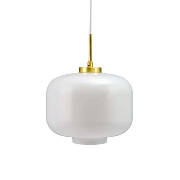 Dyberg Larsen - Arp Pendelleuchte Ø30 Opal/Brass DybergLarsen