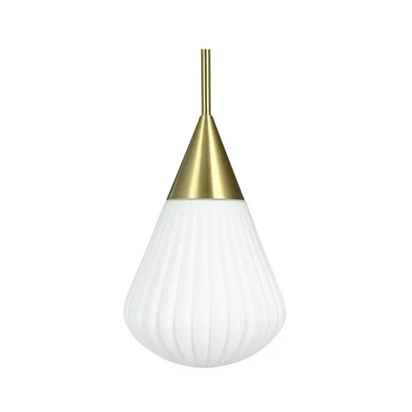 Dyberg Larsen - Ballon Pendelleuchte Small Opal/Messing DybergLarsen