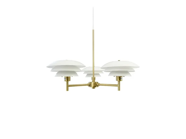 Dyberg Larsen - DL20 Kronleuchter Opal/Brass DybergLarsen