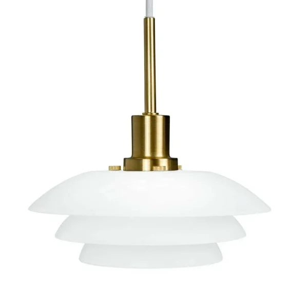 Dyberg Larsen - DL20 Pendelleuchte Opal/Brass DybergLarsen