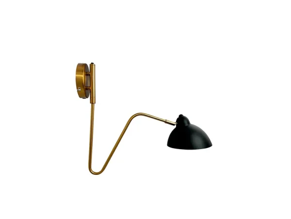 Dyberg Larsen - Futura Wandleuchte Black/Brass DybergLarsen