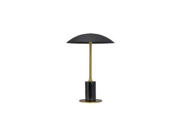 Dyberg Larsen - Moon Portable Tischleuchte Black/Brass DybergLarsen