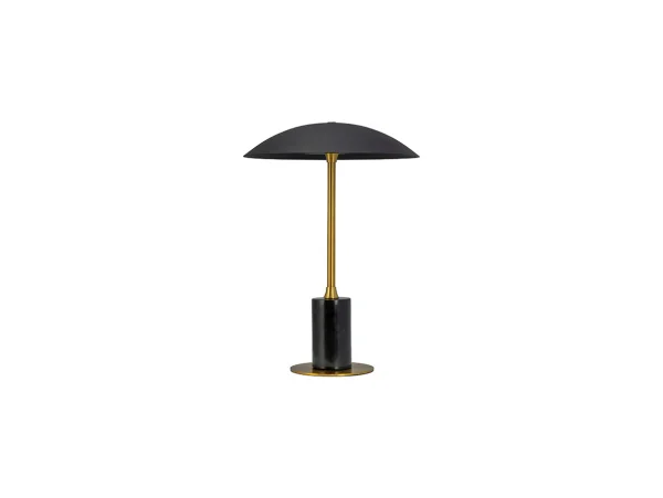 DybergLarsen - Moon Portable Tischleuchte Black/Brass