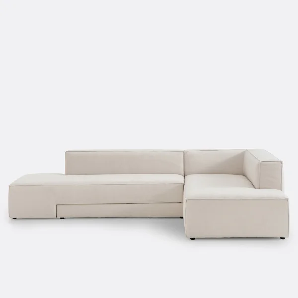 Eckschlafsofa Ginosa, Polyester