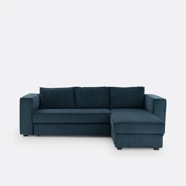 Eckschlafsofa Mayfield, Cordsamt