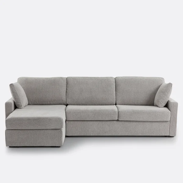 Eckschlafsofa Texturiert Meliert, Bultex, Timor