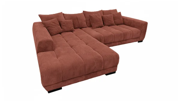 Ecksofa Cord rost 300 x 215 cm - ARTEMIS