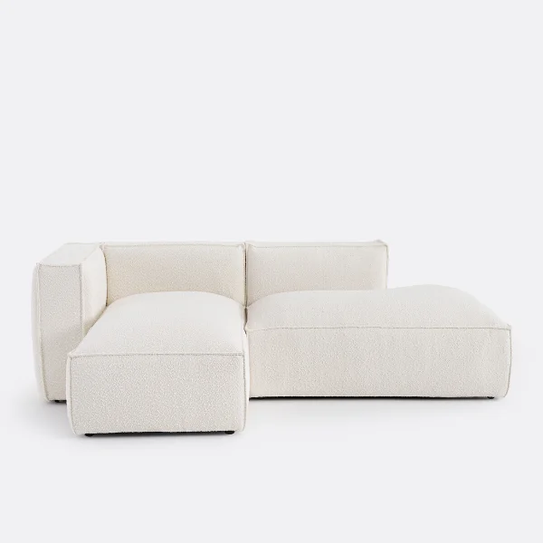 Ecksofa Links Bouclette Seven