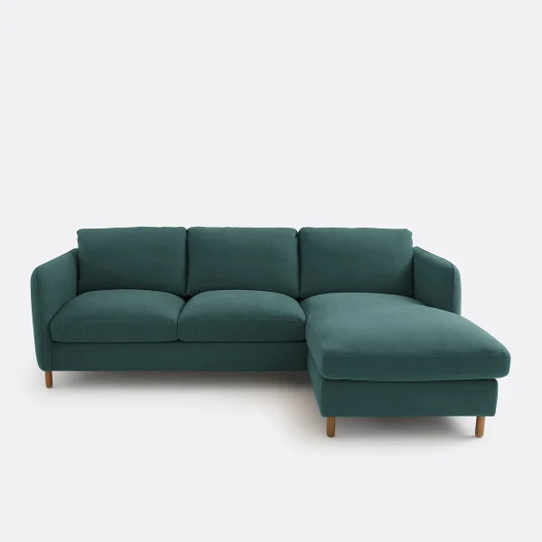 Ecksofa Loméo, Baumwolle/polyester