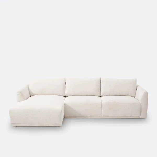 Ecksofa Lupita, Ecke Links, Chenille Meliert
