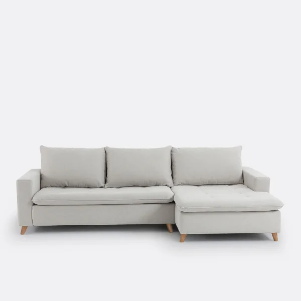 Ecksofa Milare Mit Ecke Rechts, Strukturgewebe