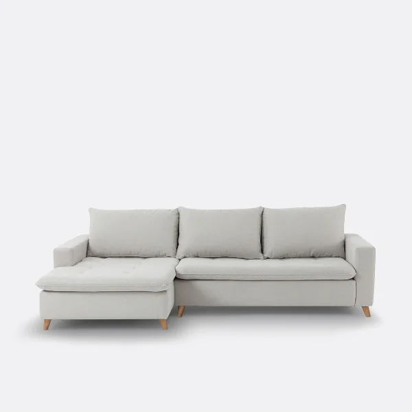 Ecksofa Milare, Strukturgewebe, Ecke Links