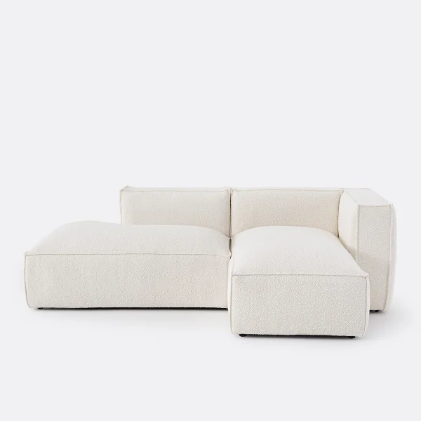 Ecksofa Rechts Bouclette Seven
