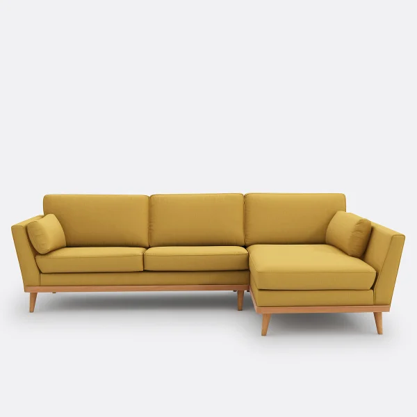 Ecksofa Tasie, Baumwolle/leinen