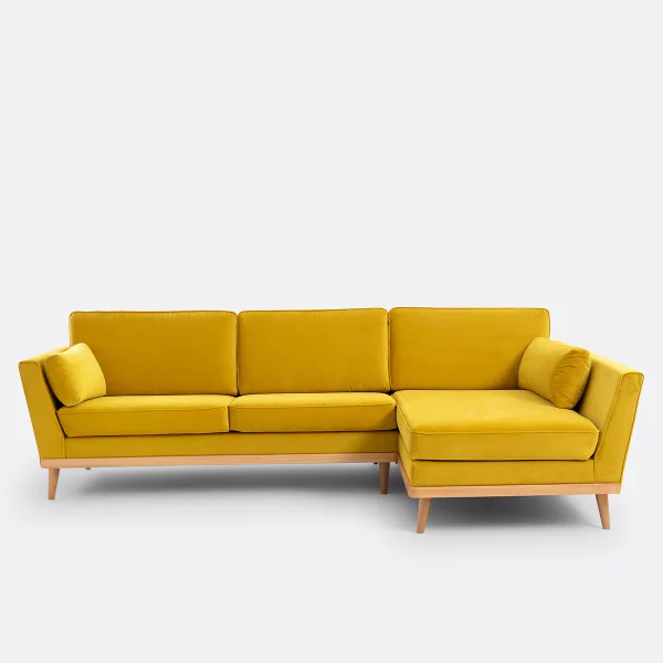 Ecksofa Tasie, Samt