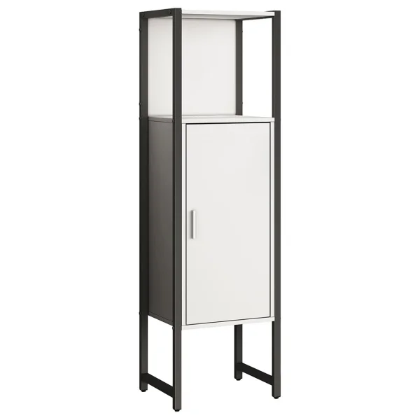 EdinoMidi Badschrank 1 Tür weiß.