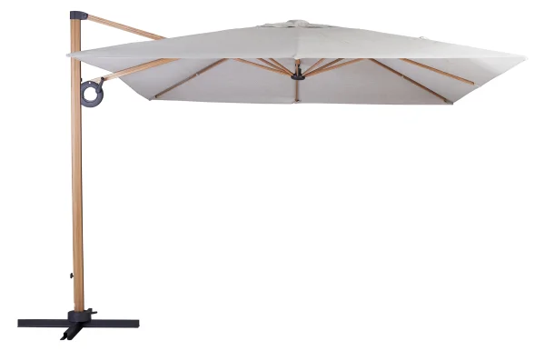 Egon Hängesonnenschirm Teak, beige.