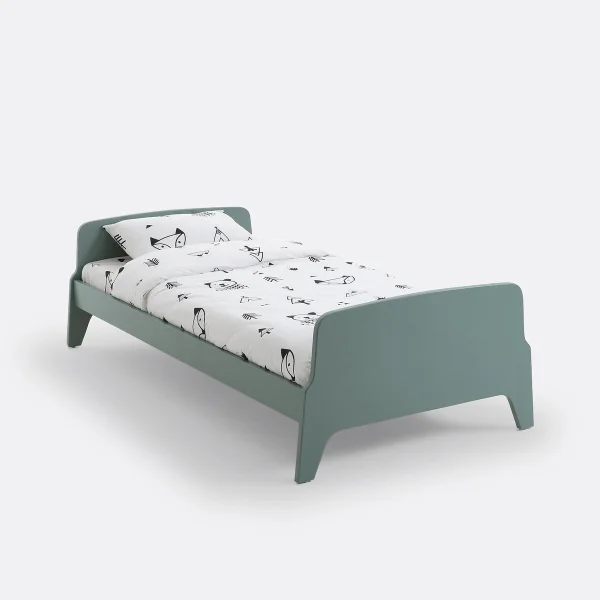 Einzelbett Adil Im Vintage-stil 90 x 190 cm