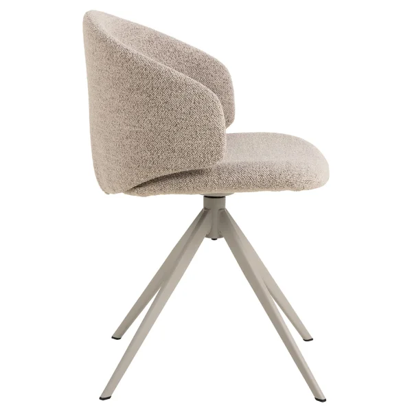 Ella Esszimmerstuhl Bouclé beige.