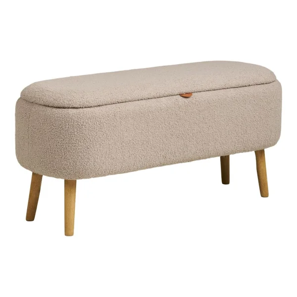Elsa Sitzbank mit Aufbewahrung beige.