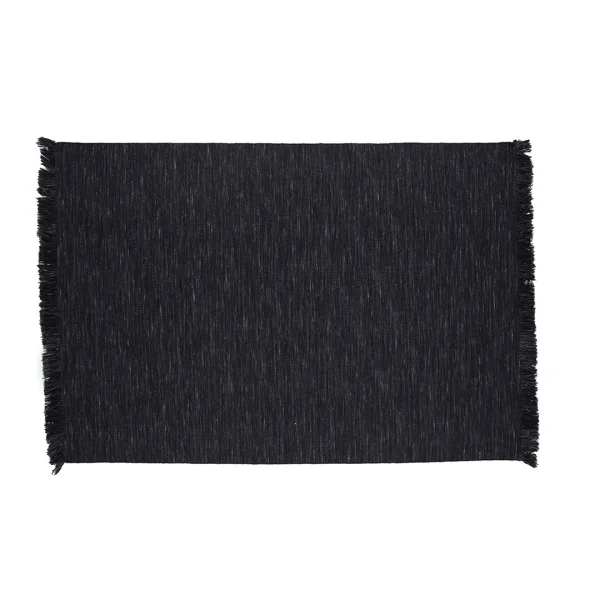Elton Teppich 230x162cm schwarz.