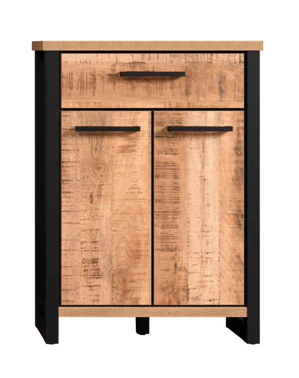 Enna Sideboard 2 Türen, 1 Schublade Mango-Dekor.