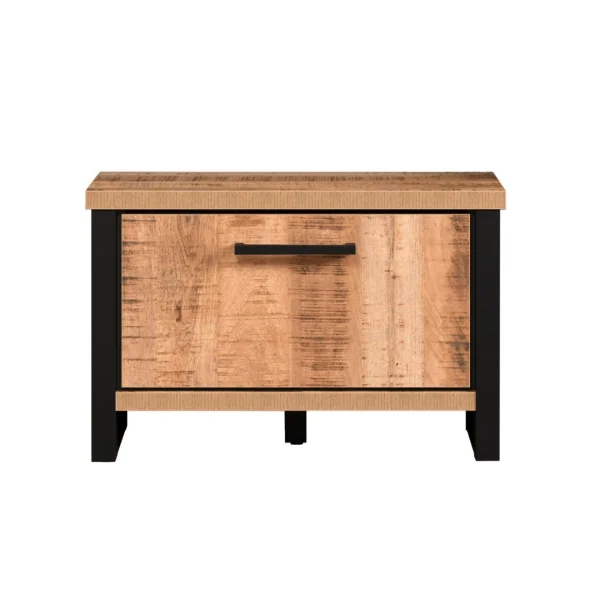 Enna Sitzbank mit Aufbewahrung Mango-Dekor.