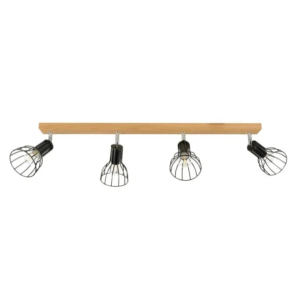 Envostar - Aria 4 Deckenleuchte Oiled Oak