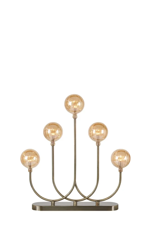Enys Adventsleuchter Messing/Bernstein