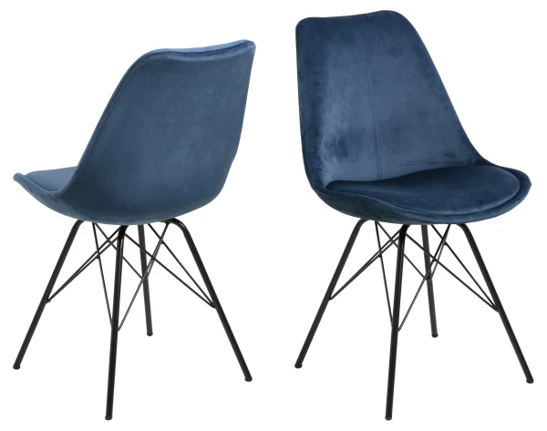 Erin Esszimmerstuhl blau.