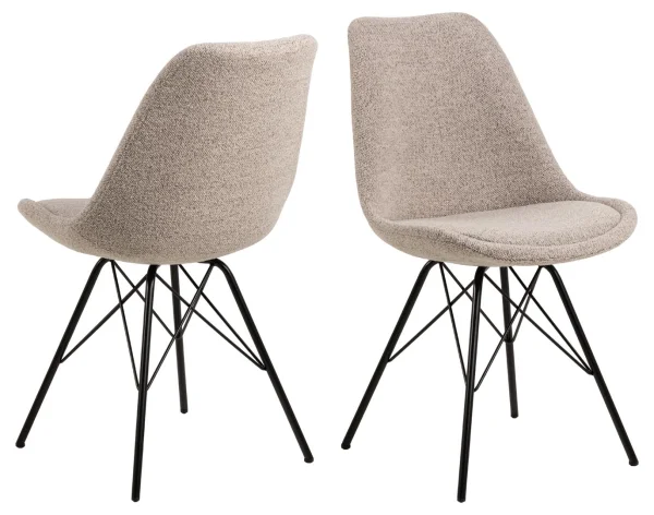 Eris Esszimmerstuhl beige.