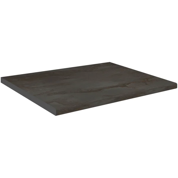Esilo Küchenarbeitsplatte 80 cm anthrazit grau.