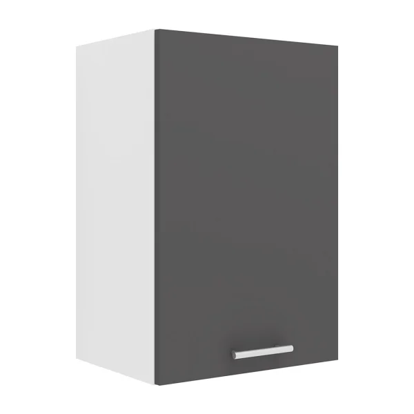 Esilo Küchenoberschrank 40 cm 1 Tür weiß, grau.