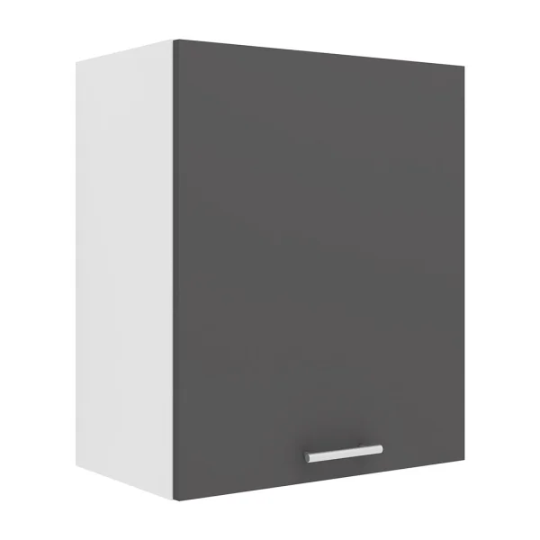Esilo Küchenoberschrank 50 cm 1 Tür weiß, grau.