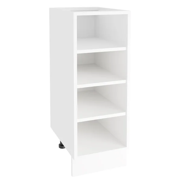 Esilo Küchenunterschrank 30 cm 4 Ablagen weiß.