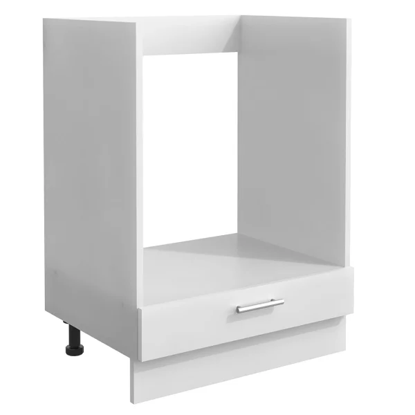 Esilo Küchenunterschrank 60 cm für Ofen 1 Tür weiß.