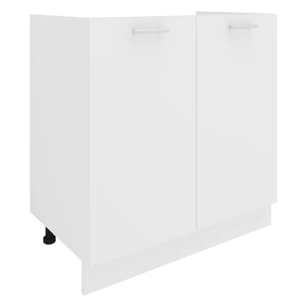 Esilo Küchenunterschrank 80 cm für Spüle weiß.