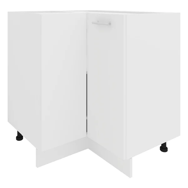 Esilo Küchenunterschrank , Eckschrank weiß.