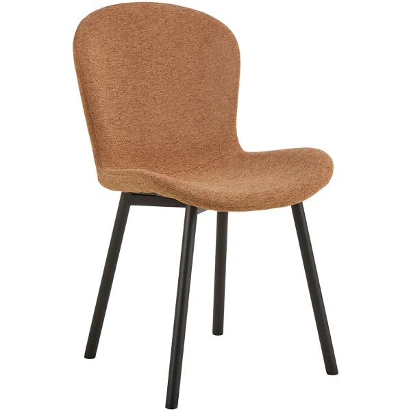 Esra Esszimmerstuhl Stoff orange.
