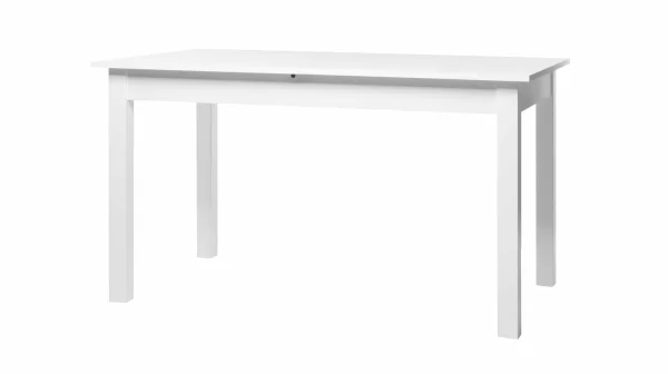 Esstisch 140 - 180 cm ausziehbar weiß - COBURG
