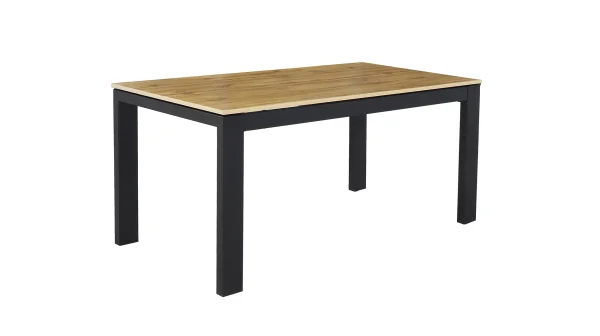 Esstisch 160 x 90 cm ausziehbar Wildeiche - BELIA