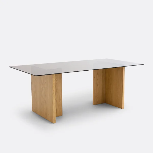 Esstisch Archita Für 6/8 Pers., Rauchglas