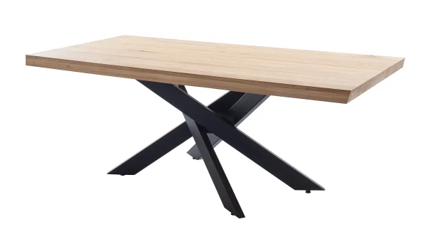 Esstisch Massivholztisch 180 x 100 cm Wildeiche geölt - AHUS