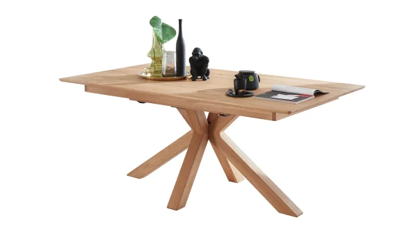 Esstisch Massivholztisch 200 cm in Wildeiche ausziehbar - RICARDO