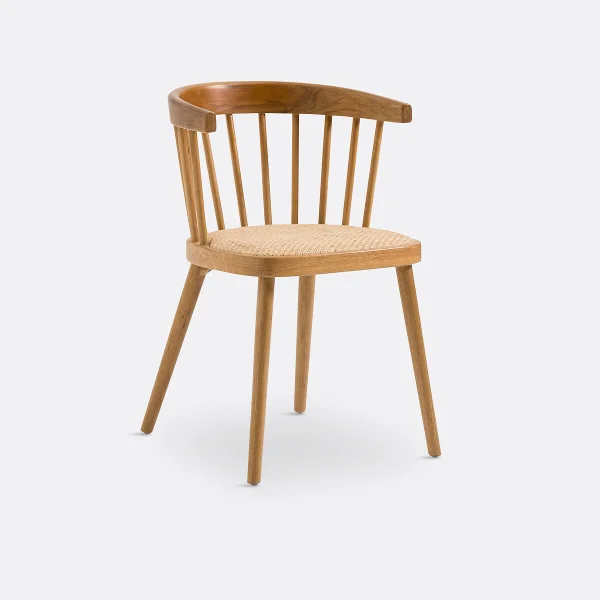 Esszimmerstuhl Portman, Eiche/rattan