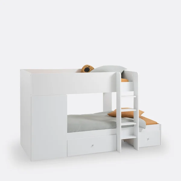 Etagenbett Celius Mit Integriertem Stauraum